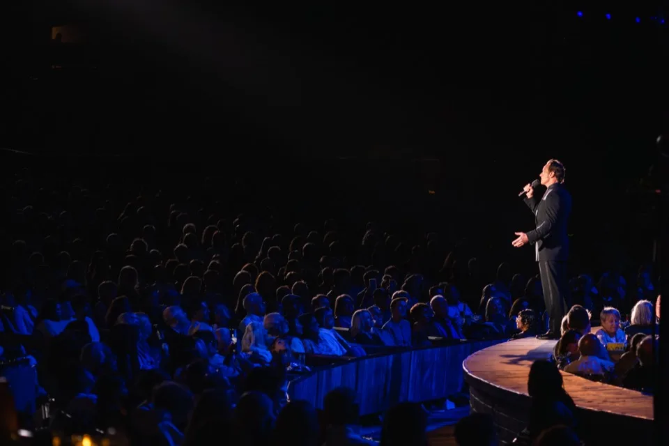 Patrick Wilson performing Stars at the Hollywood Bowl